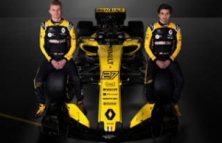 Renault 2018'de yarışacağı F1 aracı R.S.18'i...