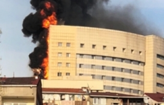 Taksim İlk Yardım Hastanesi'nde yangın