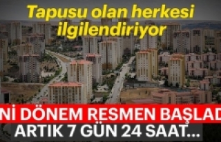 158 milyon tapu için yeni sistem