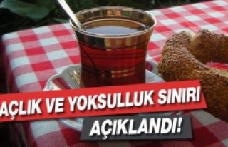 Açlık ve yoksulluk sınırı açıklandı