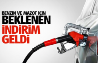 Motorin ve benzinde indirim