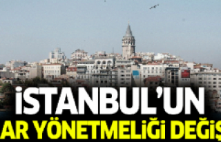 İstanbul İmar Yönetmeliğinde değişiklik