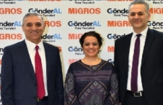 Migros mağazaları aynı zamanda para transfer noktası...