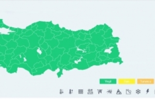 Renk kodlarıyla meteorolojik uyarı dönemi