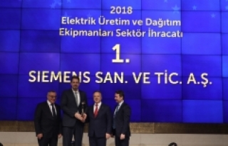 Siemens Türkiye 2018'de en çok ihracat yapan...