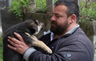 Köpeği suni solunumla hayata döndürmenin mutluluğunu...