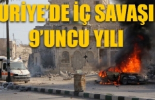 Suriye iç savaşı 9. yılına girdi