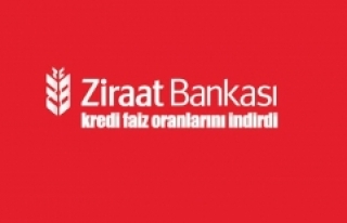 Ziraat Bankası kredi faiz oranlarını indirdi