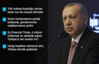 Cumhurbaşkanı Erdoğan: Zulümlere tribünden seyirci...