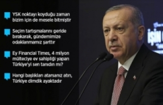 Cumhurbaşkanı Erdoğan: Zulümlere tribünden seyirci...