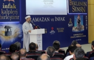 Diyanet İşleri Başkanı Erbaş: Bir fitre bedeli...