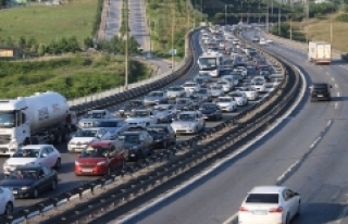 Tatilciler dönüş yolunda