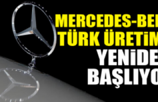 Mercedes, yeniden üretime başlıyor