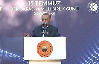 Erdoğan'dan 15 Temmuz mesajı: Türkiye aşkına...