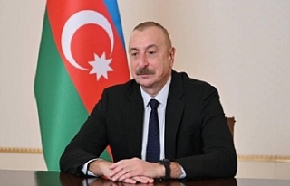Aliyev'den depremde hayatını kaybedenler için...