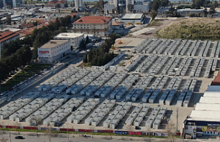 Depremzedeler için İslahiye’de 500 konteyner kuruldu,...