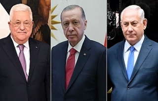 Erdoğan önümüzdeki hafta Abbas ve Netanyahu'yu...