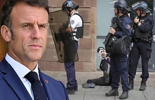 Fransa'daki olaylarda 1300 gözaltı, 79 polis...