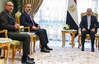 Bakan Fidan, Mısır Cumhurbaşkanı Sisi ile bir...