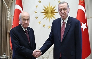 Cumhurbaşkanı Erdoğan, Bahçeli ile görüştü