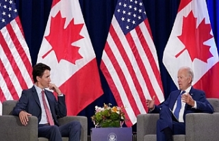 Kanada Başbakanı Trudeau ve ABD Başkanı Biden,...