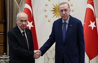 Cumhurbaşkanı Erdoğan, Bahçeli'yi kabul etti