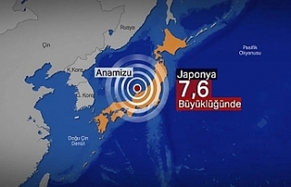 Japonya'da 7,6 büyüklüğünde deprem: Tsunami...