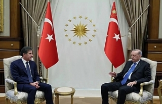 Cumhurbaşkanı Erdoğan, Barzani'yi kabul etti!...