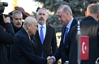 Cumhurbaşkanı Erdoğan, MHP lideri Bahçeli ile...