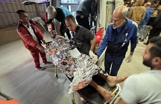 Katil İsrail'in Gazze'ye saldırılarında...