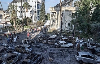 Katil İsrail, Gazze'nin kuzeyindeki bir diyaliz...
