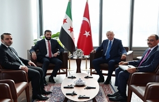 Cumhurbaşkanı Erdoğan, Suriyeli mevkidaşı Şara...