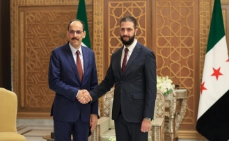 MİT Başkanı İbrahim Kalın, Ahmed Şara ile Şam'da görüştü