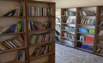 Kerkük'ün ilk köy kütüphanesi açıldı