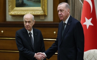 Cumhurbaşkanı Erdoğan, Bahçeli ile bir araya geldi
