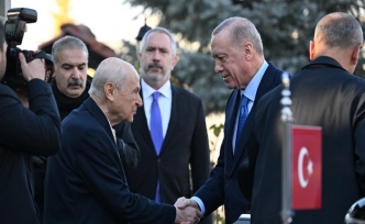 Cumhurbaşkanı Erdoğan, MHP lideri Bahçeli ile bir araya geldi