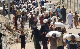 Gazze'de haftalık 500 bin çuval una ihtiyaç var