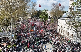 İstanbul Gazze için ayakta