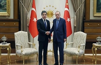 Cumhurbaşkanı Erdoğan, IKBY Başkanı Barzani’yi kabul etti