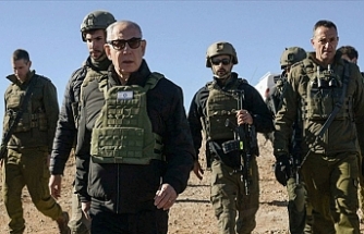 İsrail Başbakanı Netanyahu, Suriye'de işgal ettikleri tampon bölgeye gitti