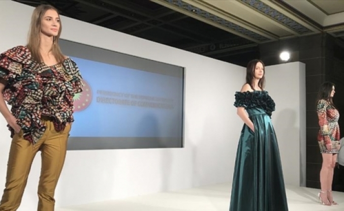 Suriyeli sığınmacıların kumaşları Londra Moda Haftası'nda