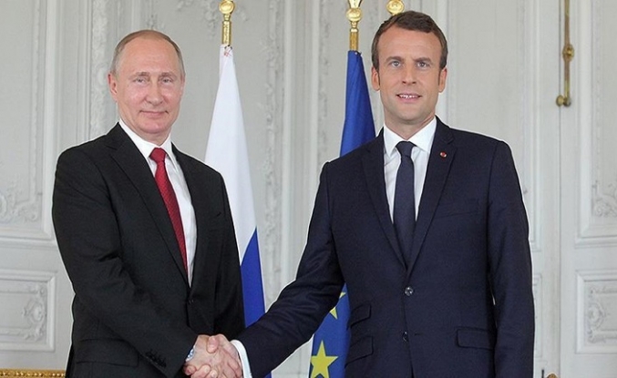 Putin ve Macron, Ukrayna ve küresel gıda güvenliğini görüştü