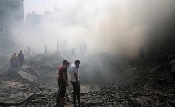 İsrail'in 191 gündür saldırılarını sürdürdüğü Gazze'de can kaybı 33 bin 729'a çıktı