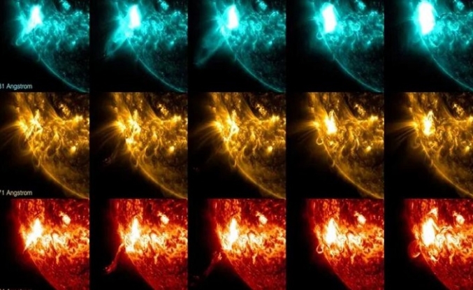 NASA Güneş'te bir patlamayı daha görüntüledi