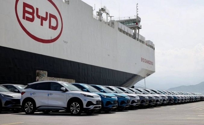 Çin'den gelen 7 bin BYD aracı Kocaeli'de!