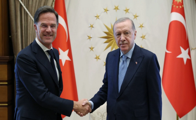 Cumhurbaşkanı Erdoğan, NATO Genel Sekreteri Mark Rutte'yi kabul etti