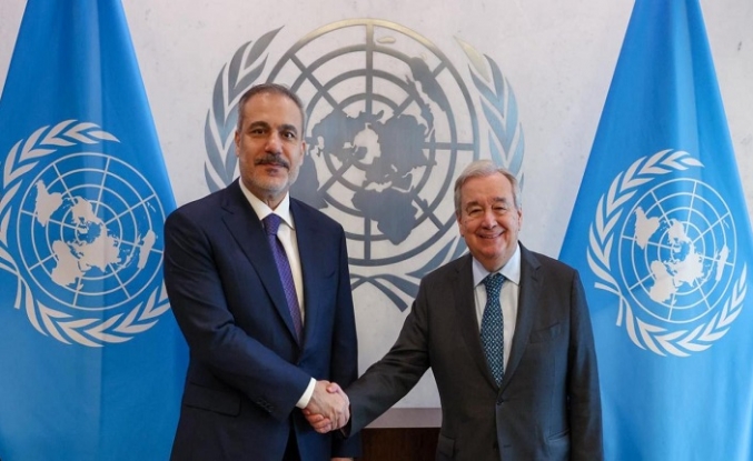 Bakan Fidan, Guterres ile görüştü