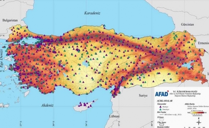 Türkiye’nin yüzde 92’si deprem tehlikesi altında! AFAD tek tek açıkladı