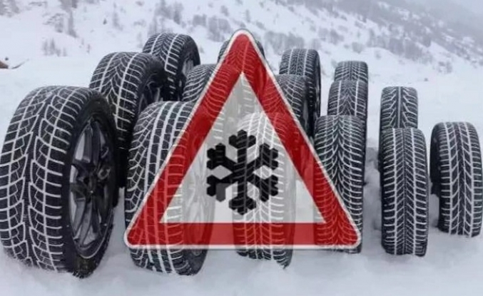 Zorunlu kış lastiği uygulamasında tarih öne çekildi